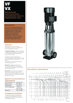 Вертикальный многоступенчатый насос Hydroo VX3-31R 0300 T 2340 5 2 IE3